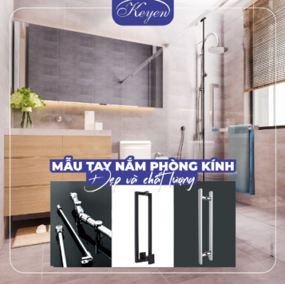 Các phụ kiện vách tắm thông dụng hiện nay trên thị trường