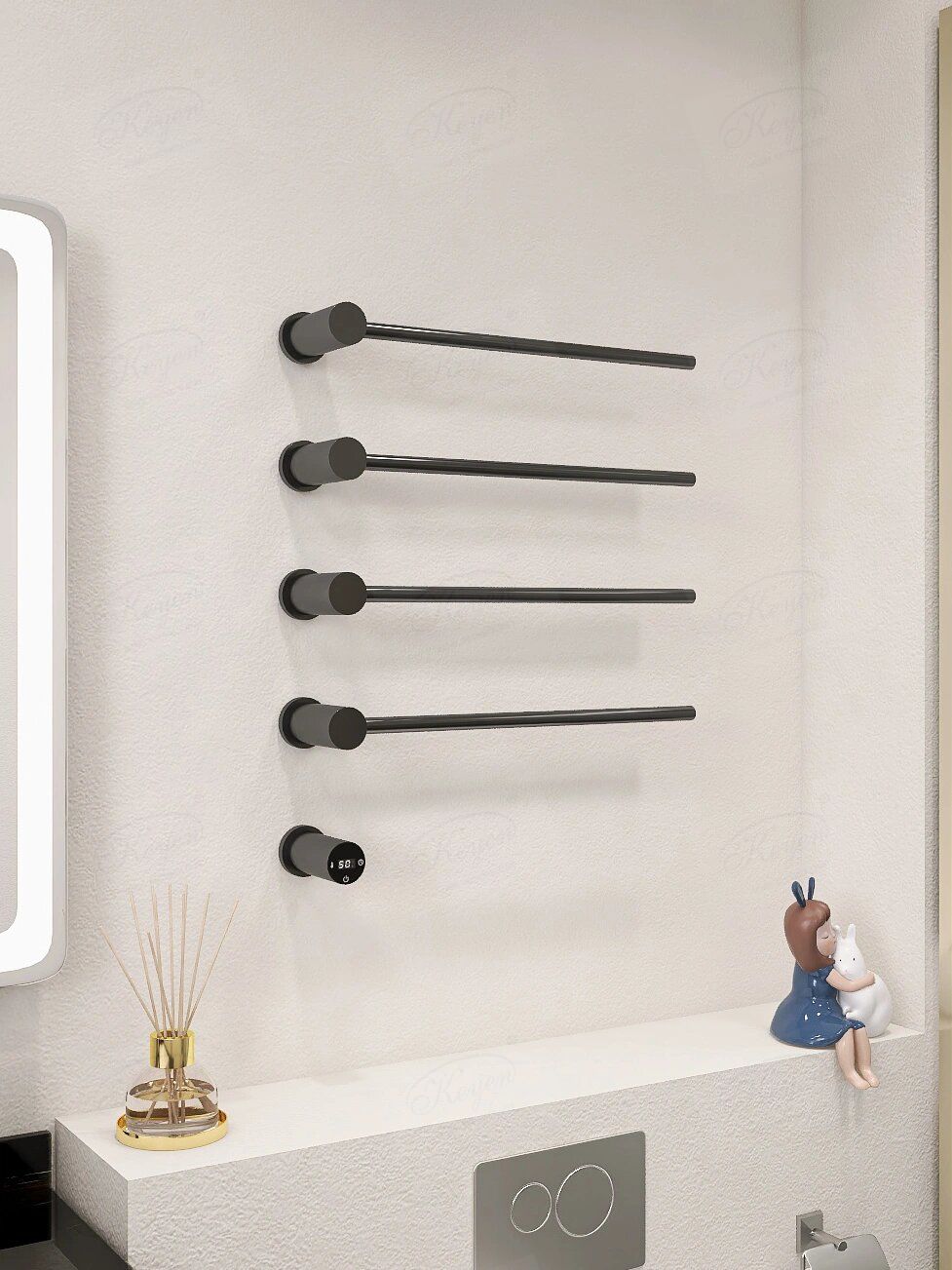 Giá treo sấy khăn BTW-A1 tự động thông minh - Ảnh 5