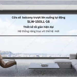 Cửa trượt tự động lên xuống balcony SLW-150LL-16