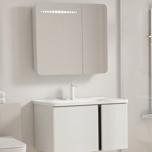 Bộ tủ chậu lavabo cao cấp CB-SS-53 INOX Gương thông minh