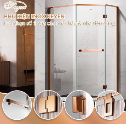 Cửa kính vách tắm kính cường lực